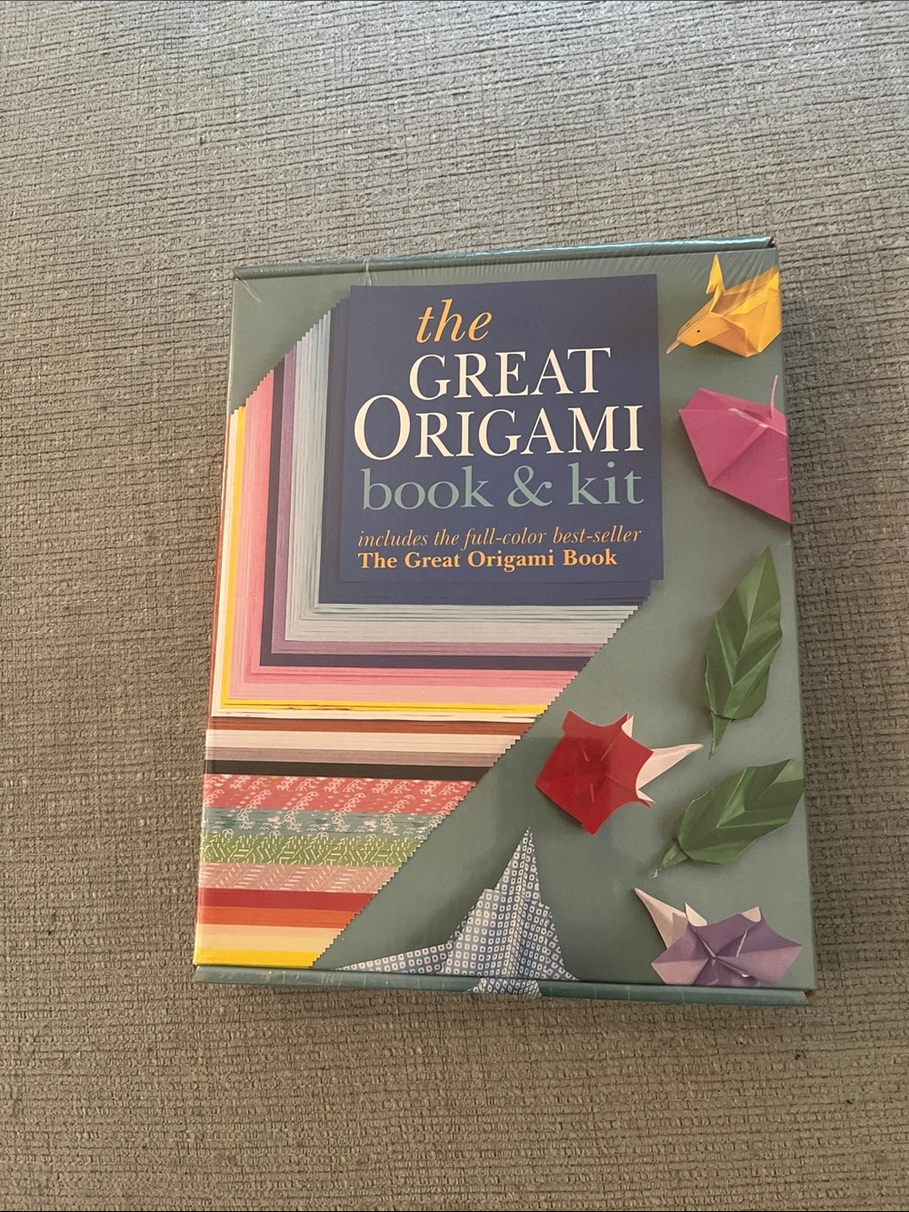 The Great Origami Book & Kit - Multicolor Origami Paper Set